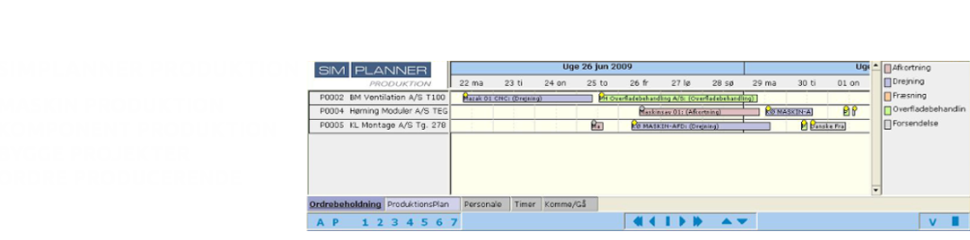 SimPlanner Produktion Maskin Produktion, Komponent Produktion, Bygge Projekter, Ordre Producerende
